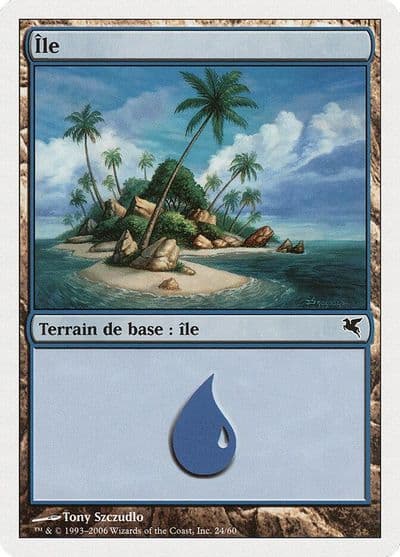 Island French Ile G24 Magic Encyclopedia 2005 (Salvat/Hachette) Magic card
