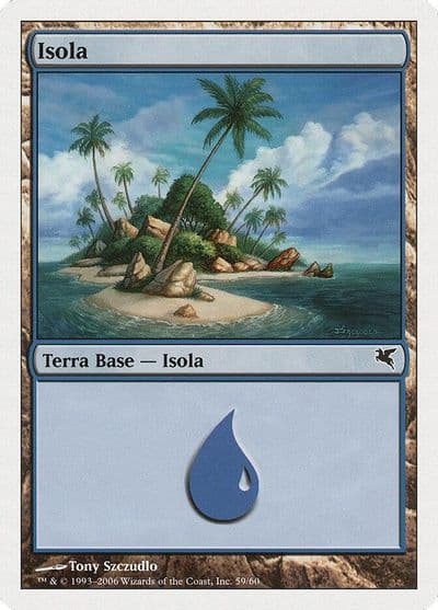 Island Italian Isola H59 Magic Encyclopedia 2005 (Salvat/Hachette) Magic card