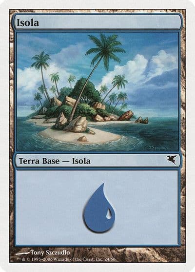 Island Italian Isola G24 Magic Encyclopedia 2005 (Salvat/Hachette) Magic card