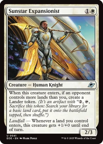 Sunstar Expansionist Edge of Eternities Magic card
