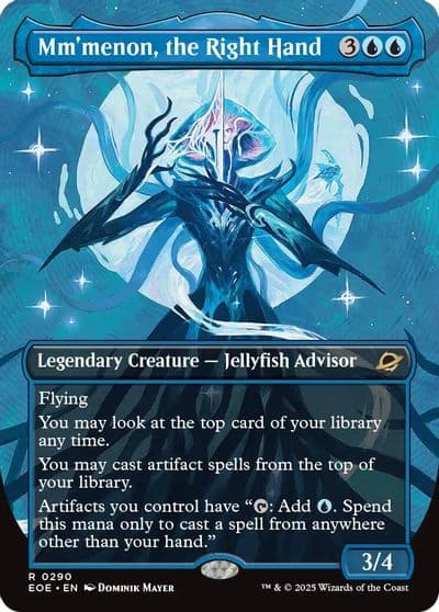Mmmenon the Right Hand Borderless Edge of Eternities Magic card