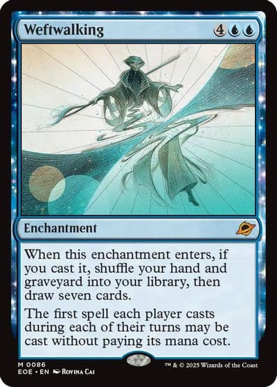 Weftwalking Edge of Eternities Magic card