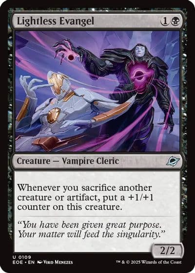 Lightless Evangel Edge of Eternities Magic card