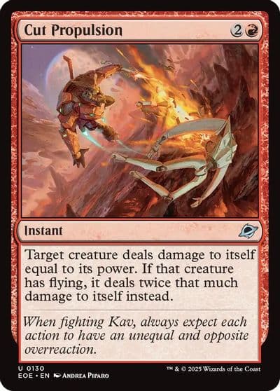 Cut Propulsion Edge of Eternities Magic card