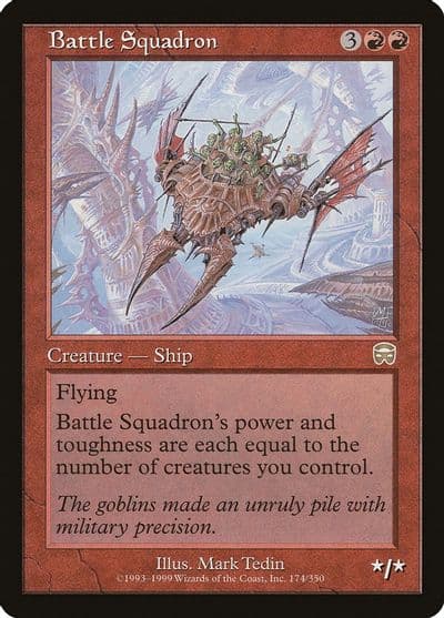 Battle Squadron Mercadian Masques Magic card