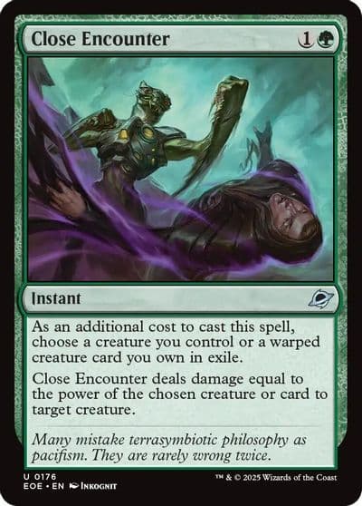 Close Encounter Edge of Eternities Magic card