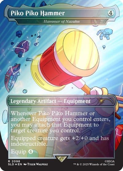 Piko Piko Hammer Hammer of Nazahn Rainbow Foil Secret Lair Drop Series Magic card
