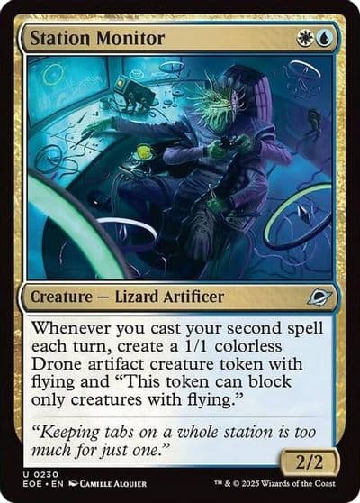 Station Monitor Edge of Eternities Magic card