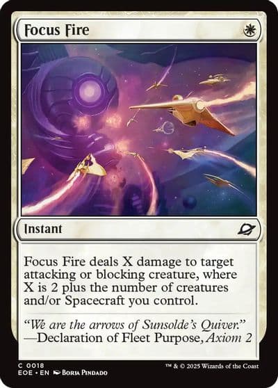 Focus Fire Edge of Eternities Magic card