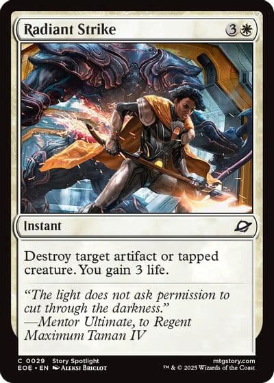 Radiant Strike Edge of Eternities Magic card