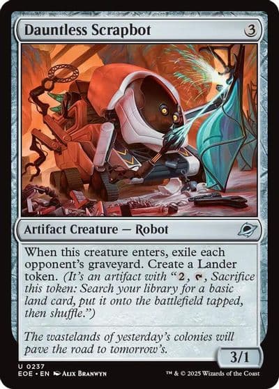 Dauntless Scrapbot Edge of Eternities Magic card