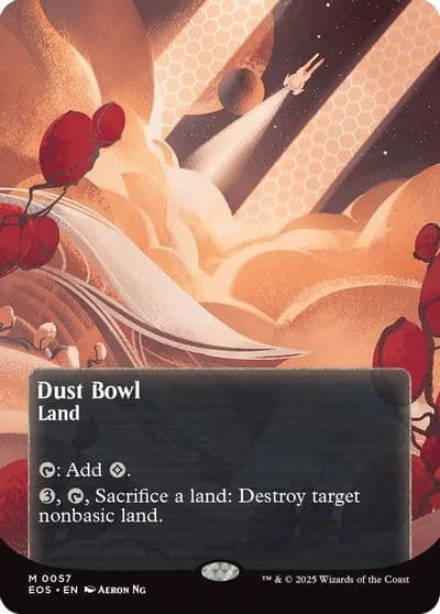 Dust Bowl 0057 Borderless Edge of Eternities: Stellar Sights Magic card