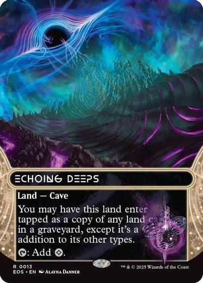 Echoing Deeps 0013 Borderless Edge of Eternities: Stellar Sights Magic card
