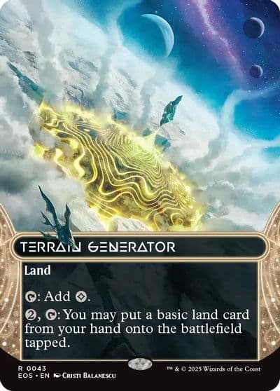 Terrain Generator 0043 Borderless Edge of Eternities: Stellar Sights Magic card