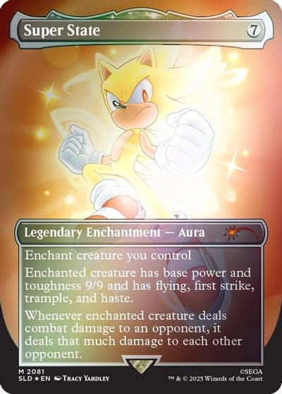 Super State Rainbow Foil Secret Lair Drop Series Magic card
