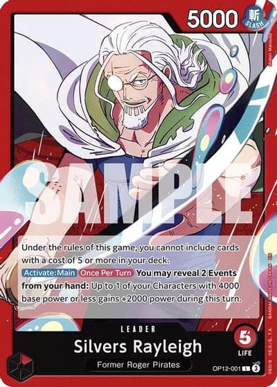 Silvers Rayleigh Legacy of the Master One Piece card
