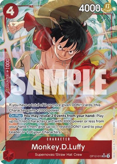 MonkeyDLuffy Alternate Art Legacy of the Master One Piece card