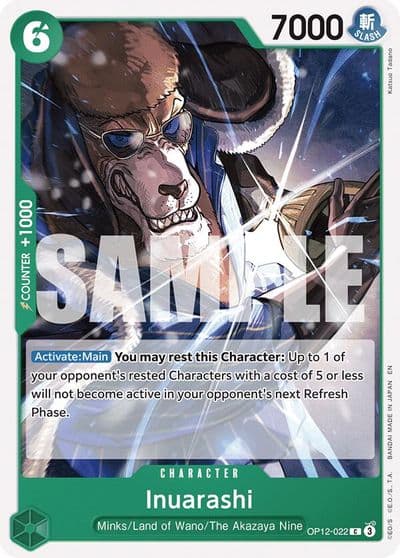Inuarashi Legacy of the Master One Piece card