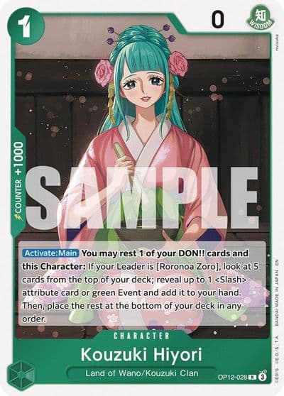 Kouzuki Hiyori Legacy of the Master One Piece card