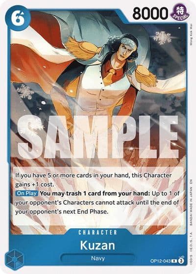 Kuzan 043 Legacy of the Master One Piece card