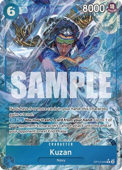 Kuzan 043 Alternate Art Legacy of the Master One Piece card