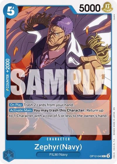 ZephyrNavy Legacy of the Master One Piece card