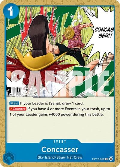 Concasser Legacy of the Master One Piece card