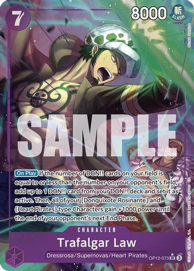 Trafalgar Law 073 Alternate Art Legacy of the Master One Piece card