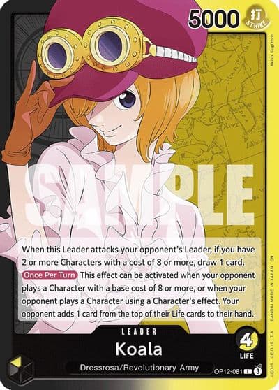 Koala 081 Legacy of the Master One Piece card