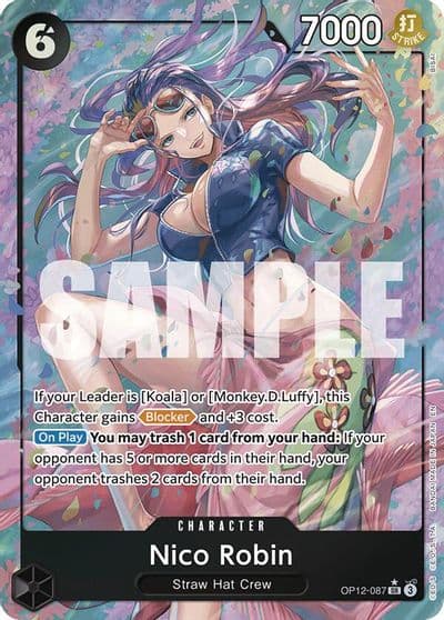Nico Robin Alternate Art Legacy of the Master One Piece card
