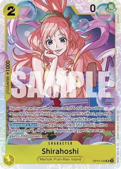 Shirahoshi Legacy of the Master One Piece card