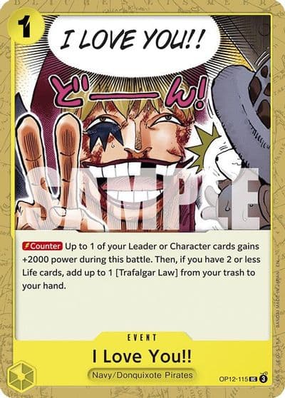 I Love You Legacy of the Master One Piece card