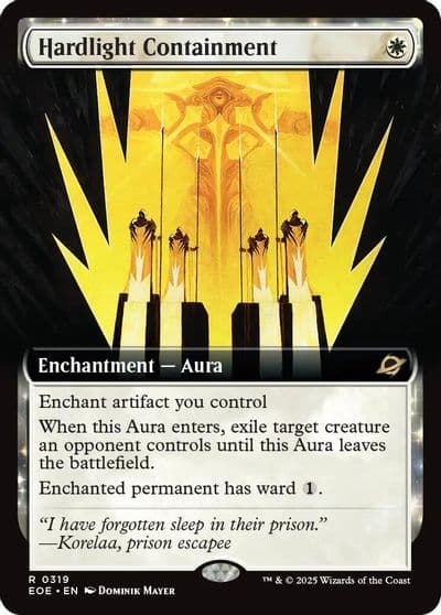 Hardlight Containment Extended Art Edge of Eternities Magic card