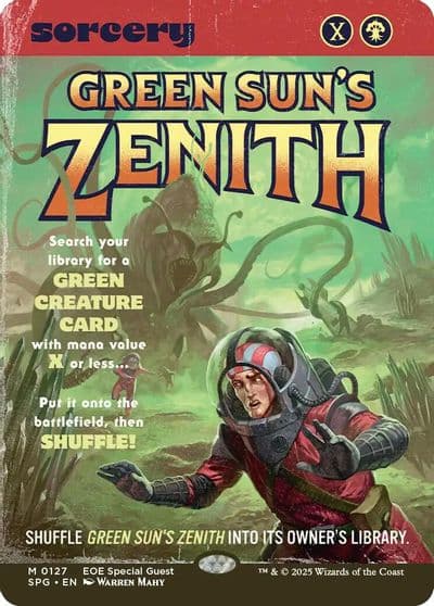 Green Suns Zenith Showcase Special Guests Magic card