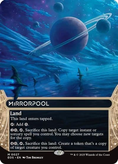 Mirrorpool 0027 Borderless Edge of Eternities: Stellar Sights Magic card