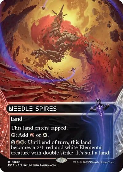 Needle Spires 0030 Borderless Edge of Eternities: Stellar Sights Magic card