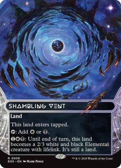 Shambling Vent 0038 Borderless Edge of Eternities: Stellar Sights Magic card