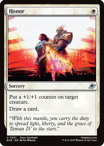 Honor Edge of Eternities Magic card