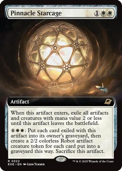 Pinnacle Starcage Extended Art Edge of Eternities Magic card