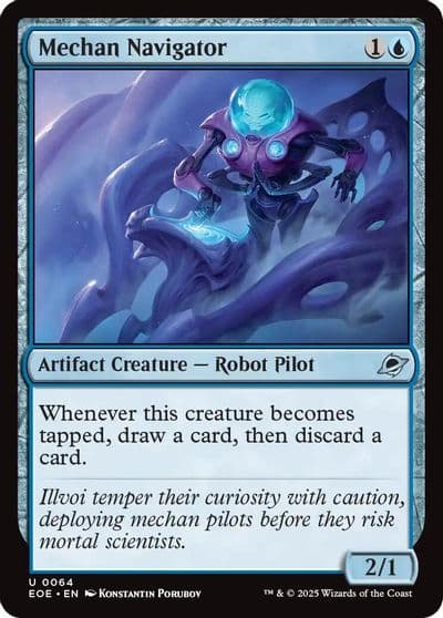 Mechan Navigator Edge of Eternities Magic card
