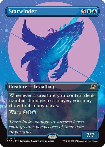 Starwinder 0291 Borderless Edge of Eternities Magic card