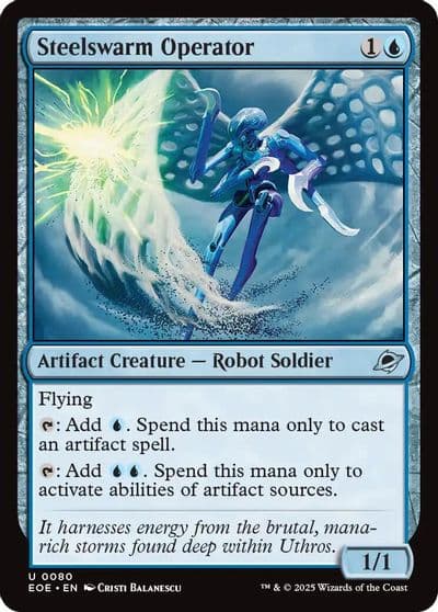 Steelswarm Operator Edge of Eternities Magic card