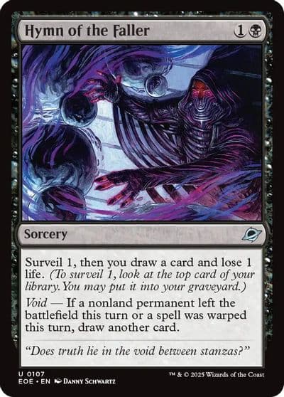 Hymn of the Faller Edge of Eternities Magic card