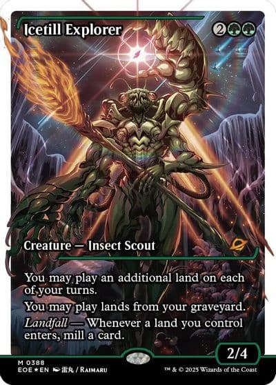 Icetill Explorer Showcase Fracture Foil Edge of Eternities Magic card