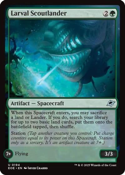 Larval Scoutlander Edge of Eternities Magic card