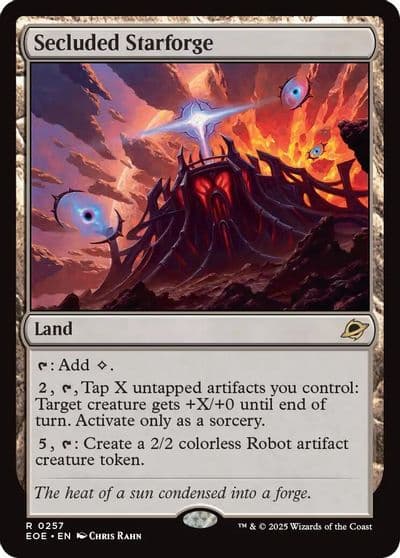 Secluded Starforge Edge of Eternities Magic card