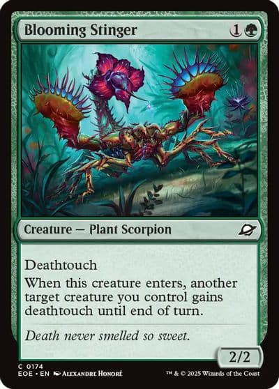 Blooming Stinger Edge of Eternities Magic card