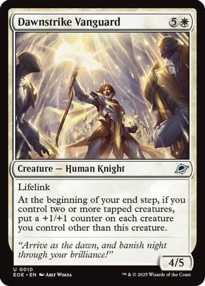 Dawnstrike Vanguard Edge of Eternities Magic card