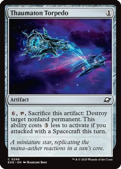 Thaumaton Torpedo Edge of Eternities Magic card