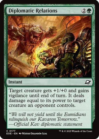 Diplomatic Relations Edge of Eternities Magic card